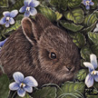baby rabbit painting