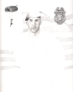 step 1 of military dog artwork