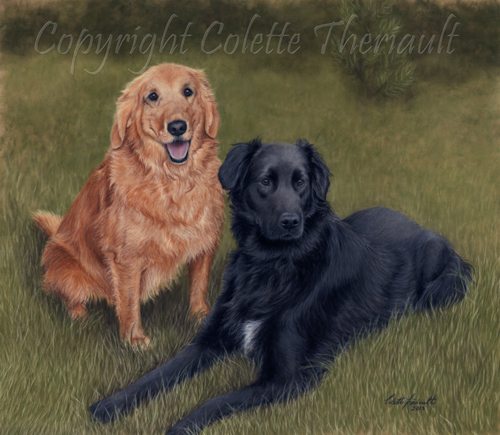 Dog Pet Portrait Painting